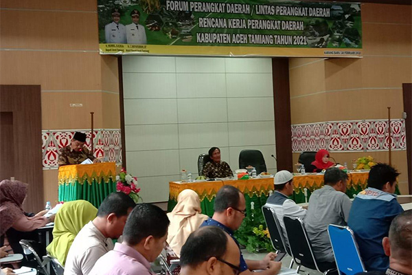 Samakan Persepsi, Atam Gelar Forum Perangkat Daerah