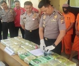 Polres Atam Gagalkan Peredaran Sabu 35 kilogram