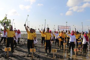 Polairud Polda Aceh Tanam 13.230 Mangrove