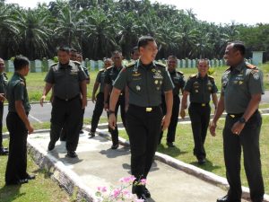 Tim Wasev Sisrendal Binter Kodam IM Sambangi Makodim 0117 Atam