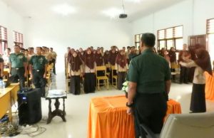 Pelajar SMA 4 Kejuruan Muda Dibekali Wasbang