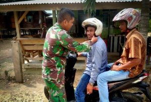Babinsa Kodim 0104/Atim Komsos Dengan Masyarakat