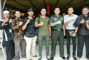 Jelang TMMD, Dandim Atim Silaturahmi dengan