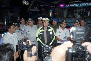 Dirlantas Seterilkan Terminal Batoh
