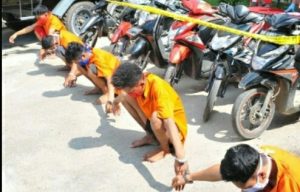 Polres Langsa Bongkar Sindikat Pencurian Sepmor Masjid