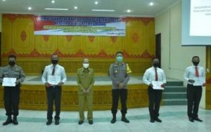 Polres Atam Dapat Penghargaan dari Plt Gubernur Aceh