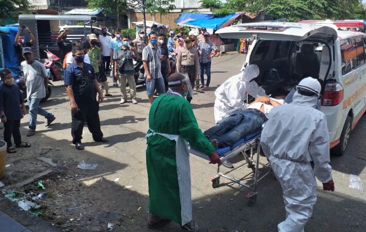 Warga Cot Gapu Meninggal Saat Makan di Peunayong