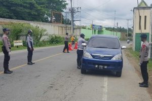 Danki 2 Yon B Cek Pospam Covid-19 Perbatasan Aceh-Sumut