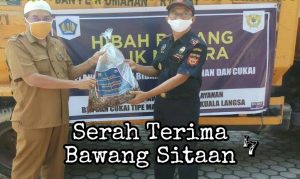 Hibah Bawang Sitaan, Atam Dapat 11,8 Ton, Atim 4 Ton