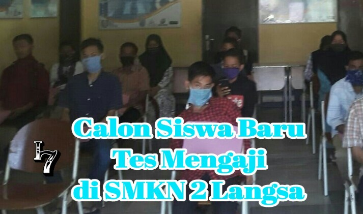 Ratusan Calon Siswa Baru Tes Ngaji di SMKN 2 Langsa