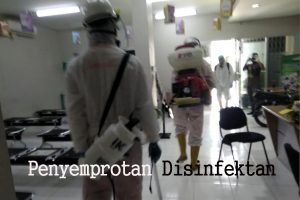 Lima Titik Rawan Covid-19 di Banda Aceh Disemprot Disinfektan