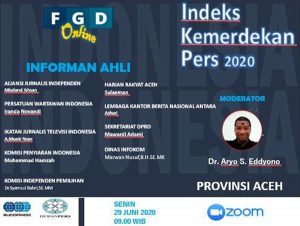 Dewan Pers Gelar FGD Kemerdekaan Pers di Aceh