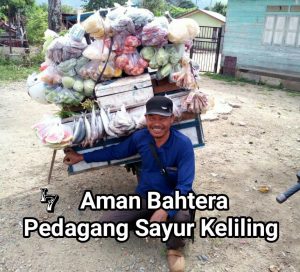 Semangat Pedagang Sayur Keliling tak Luntur di Tengah Covid