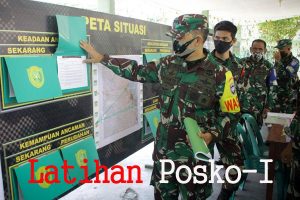 Latihan Posko-I Kodim 0104/Atim Ditutup