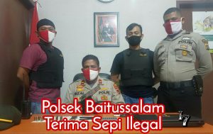 Warga Aceh Besar Serahkan Senpi Ilegal ke Polsek Baitussalam