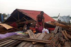 Nestapa Syahrial, Korban Angin Kencang di Rantau Selamat