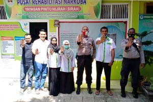 Polsek Baiturrahman Datangi Pengguna Narkoba di Panti Rehab