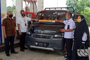 Atasi Antrian Pemprov Aceh-Pertamina Buat Stiker