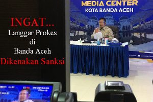 Ini Sanksi  Pelanggar Protokol Kesehatan di Banda Aceh