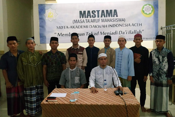 Mahasiswa Baru ADI Dewan Dakwah Aceh Ikut Mastama