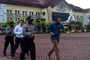 Kedapatan Tidak Pakai Masker, 8 Personel Polda Aceh Kena Hukuman