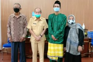 Datangi Bupati, Zuriat Kerajaan Karang Tamiang Bahas Aset Istana