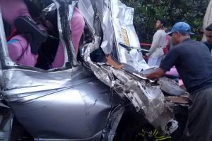 Galeri Foto: Kecelakaan Beruntun di Bukit  Seumadam Aceh Tamiang