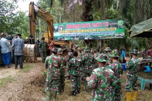 Kodim Tamiang Buat Terobos Alue Lhok-Paya Tampah