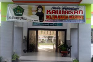 MTsS Terpadu Langsa Tetap Kampanyekan Protkes dan 3 M