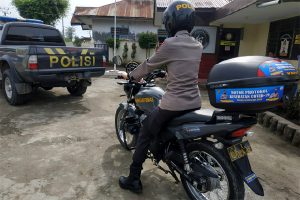 Kapolsek Wanita ini Modifikasi Motor Bhanbinkamtibmas Jadi RS Mini Keliling