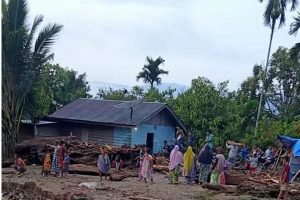 Banjir Bandang di Agara Surut, Korban Terima Bantuan