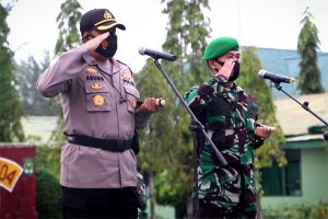 Jaga Sinergitas, TNI-Polri Gelar Apel Bersama