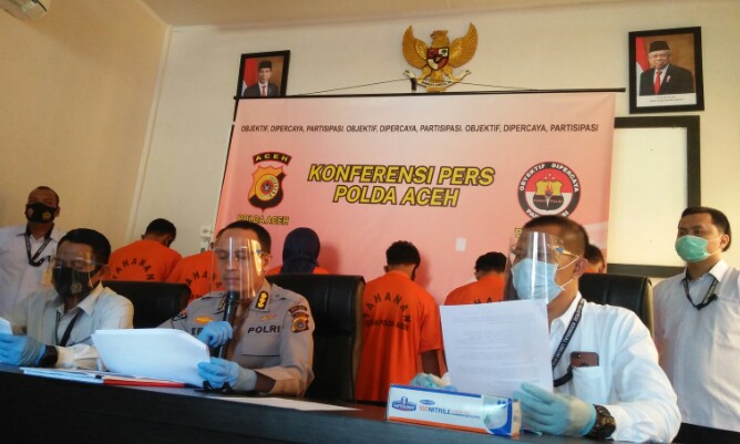 Polda Aceh Ungkap Sindikat Curanmor