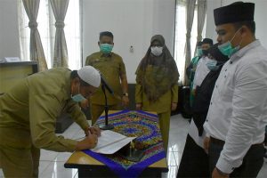 7 Pejabat Fungsional di Inspektorat Aceh Tamiang Dilantik