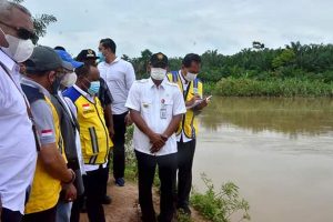 Wamen PUPR Tinjau Kerusakan Akibat Banjir di Aceh Timur