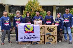 TKSK Aceh Salurkan Kebutuhan Bayi Korban Banjir