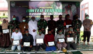 Kasdam IM Tutup Binter Terpadu Kodim Aceh Timur