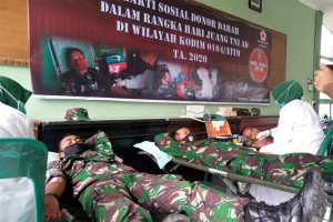 Kodim Aceh Timur Kantongi 103 Darah