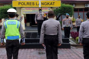 Jelang Pilkada, 267 Personel Polres Langkat di BKO ke 3 Kabupaten di Sumut