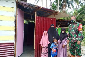 Donasi Dari Hamba Allah, Koptu Ismail Renovasi Rumah Janda Tiga Anak