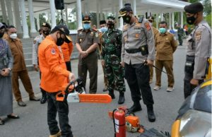 Langsa Gelar Apel Kesiapsiagaan Pencegahan dan Penanggulangan Karhutla