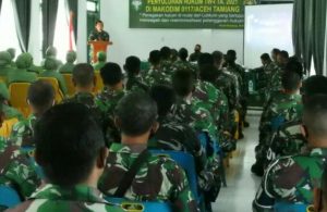 Dandim Aceh Tamiang Ingatkan Prajurit tidak Terjebak Masalah Hukum