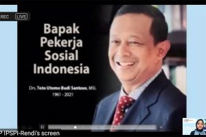 Toto Utomo Budi Santoso Dinobatkan ‘Bapak Pekerja Sosial Indonesia’