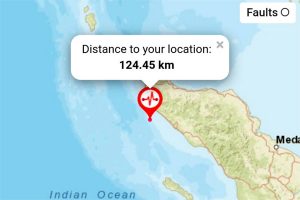 Gempa M 5,2 Guncang Aceh Jaya