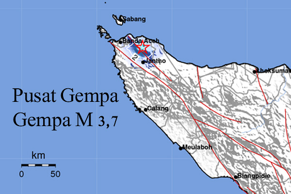 Dalam 4 Jam, Aceh Dua Kali Diguncang Gempa