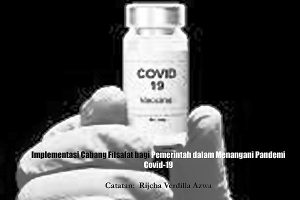 Implementasi Cabang Filsafat bagi Pemerintah dalam Menangani Pandemi Covid-19