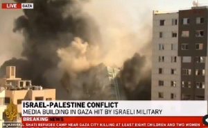 Israel Makin Brutal, Kantor Media di Bombardir, Al Jazeera dan AP Rata dengan Tanah