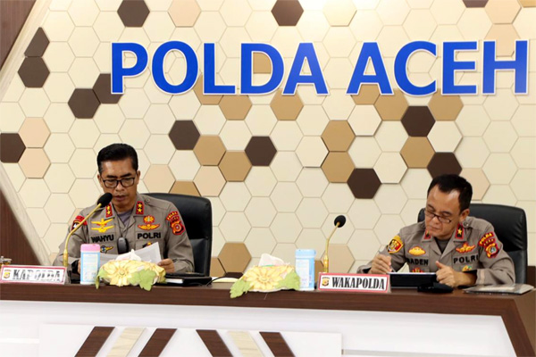 Evaluasi Penanganan Covid-19, Kapolda Aceh Pimpin Rakor Lintas Sektoral