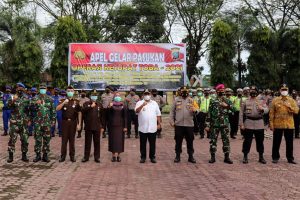 Bupati Langkat, Pimpin Apel Gelar Pasukan Ops Ketupat Toba 2021