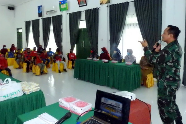 Anak-Anak Sekolah Inspirasi Kunjungi Kodim Aceh Tamiang